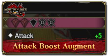 attack increase augment|Attack Boost Skill Effects .